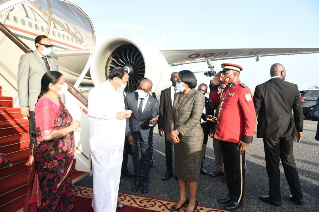 VP Venkaiah Naidu embarks on three-nation tour to Gabon, Senegal & Qatar